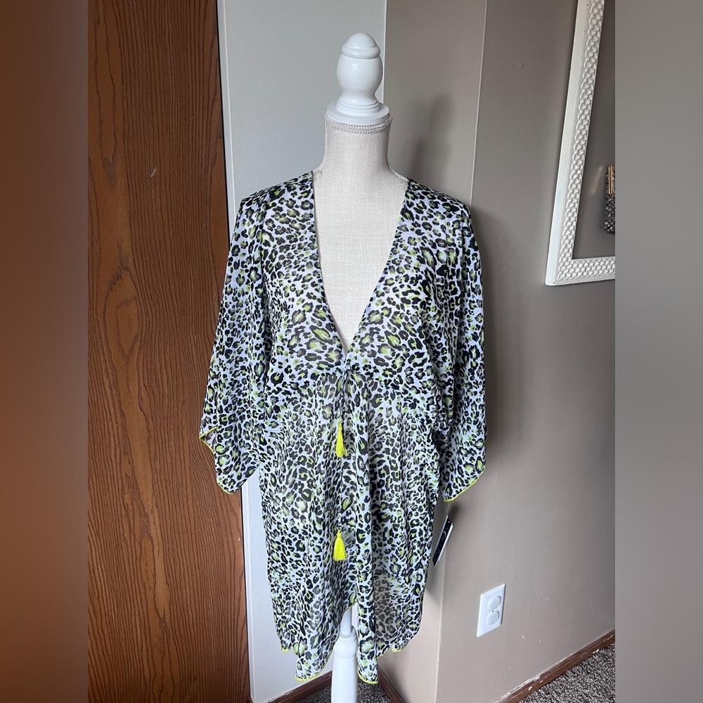 Leopard Bathing Suit Cover-Up